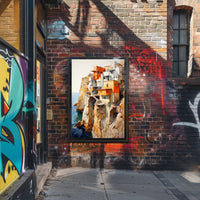 Cliffside Abodes Poster