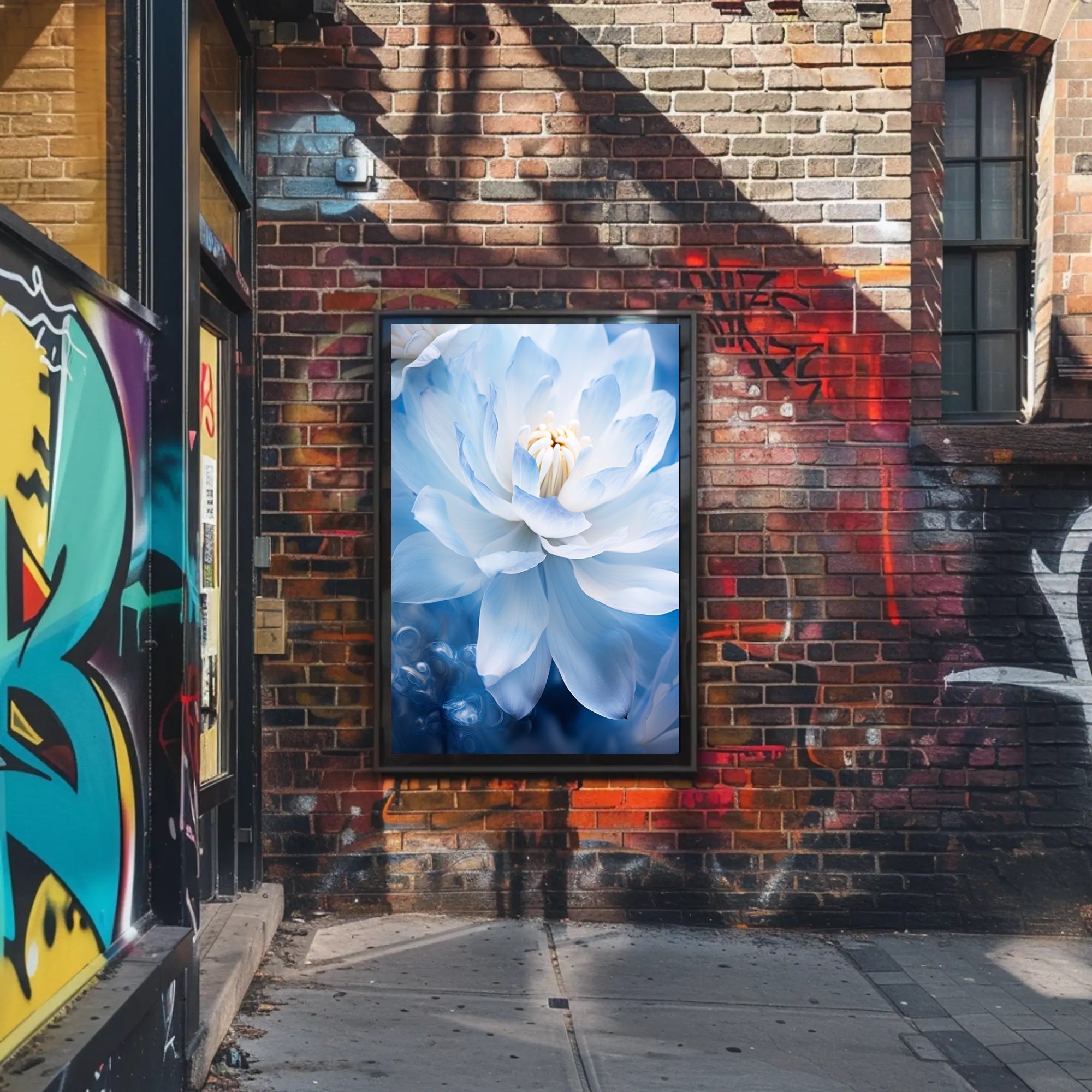 Serenity In Blue Poster