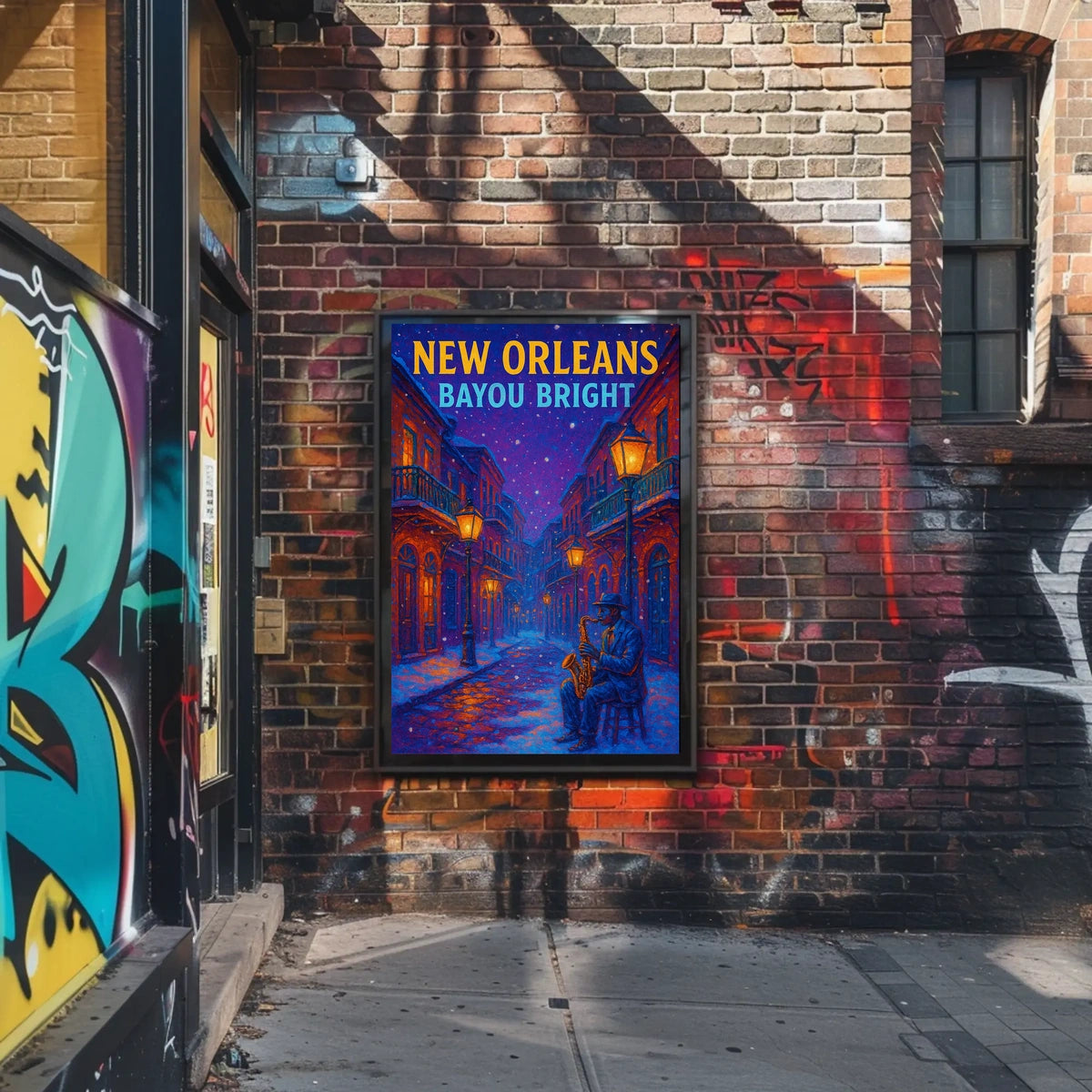 New Orleans Bayou Bright Poster