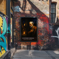 St. Peter’s Denial Rooster Crows Poster PosterGoat