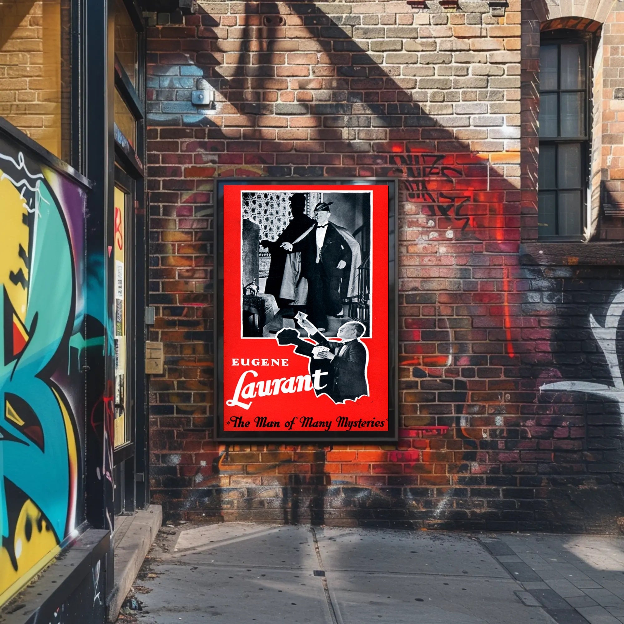 Eugene Laurant Magician Vintage Magic Show Poster Artistic Poster