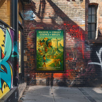 Brazil's Essence Captured: A Cultural or Heritage Poster