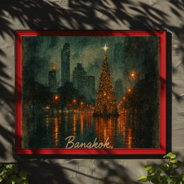 Bangkok Holiday Lights Poster