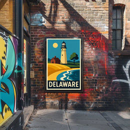 Delaware Lighthouse Poster