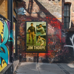 Jim Thorpe Legendary Athlete Poster