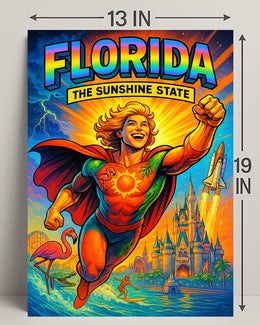 Florida The Sunshine State Poster PosterGoat