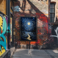 Celestial Nightscape Poster PosterGoat