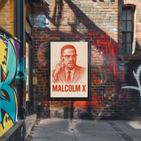 Malcolm X Iconic Leader Poster