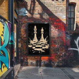 Chess Battle In Motion Poster