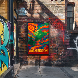 Vibrant Washington Landscape Poster