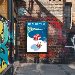 French Riviera Getaway Poster