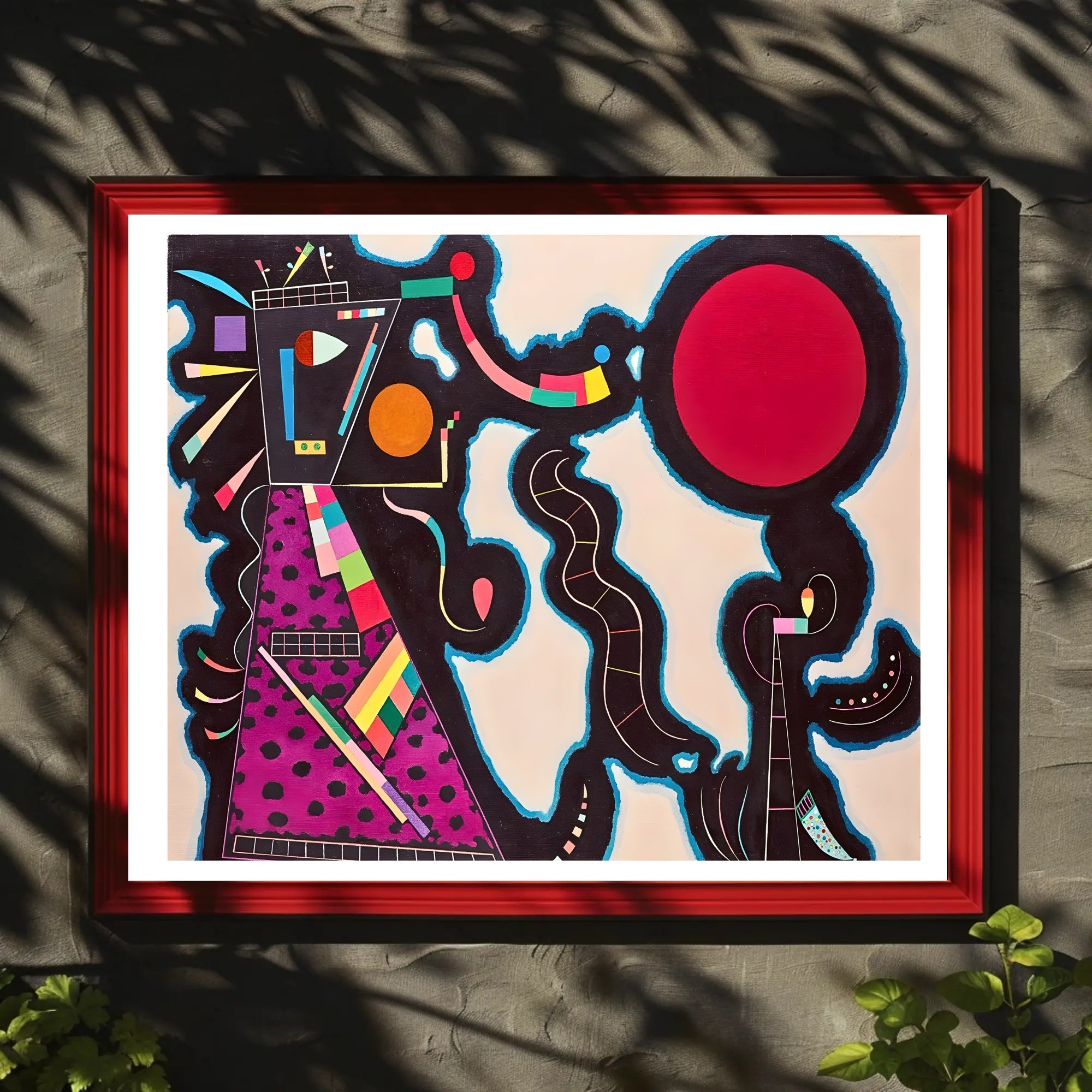 Abstract Geometric Symphony Poster