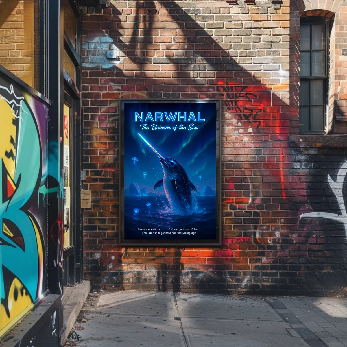 Narwhal The Unicorn Of The Sea Poster