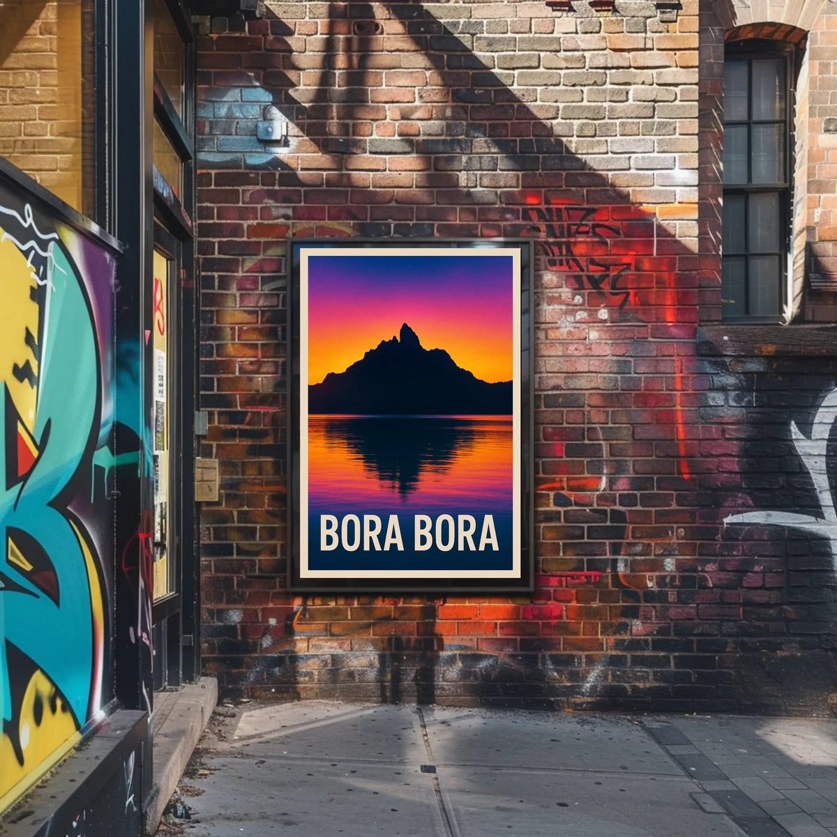 Bora Bora Sunset Poster