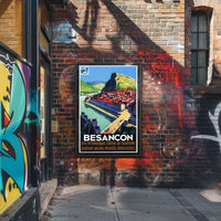 Besançon A Picturesque Tourist Poster