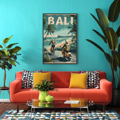 Bali Vintage Poster
