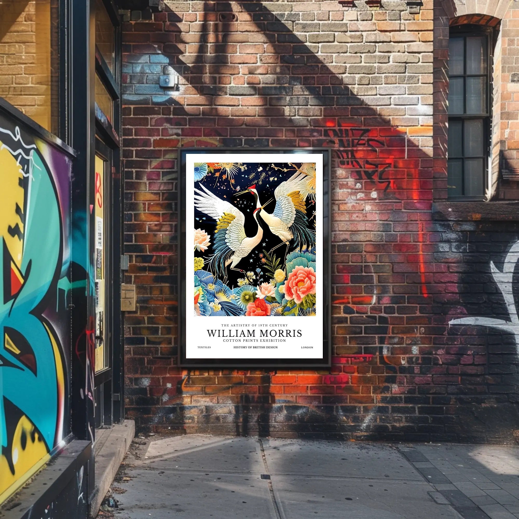 William Morris Crane Art Cultural or Heritage Poster