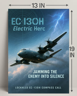 EC-130H Electric Herc Poster PosterGoat