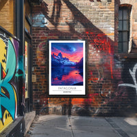 Patagonia Nightscape Travel Poster