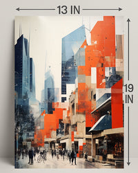 Urban Mosaic Poster