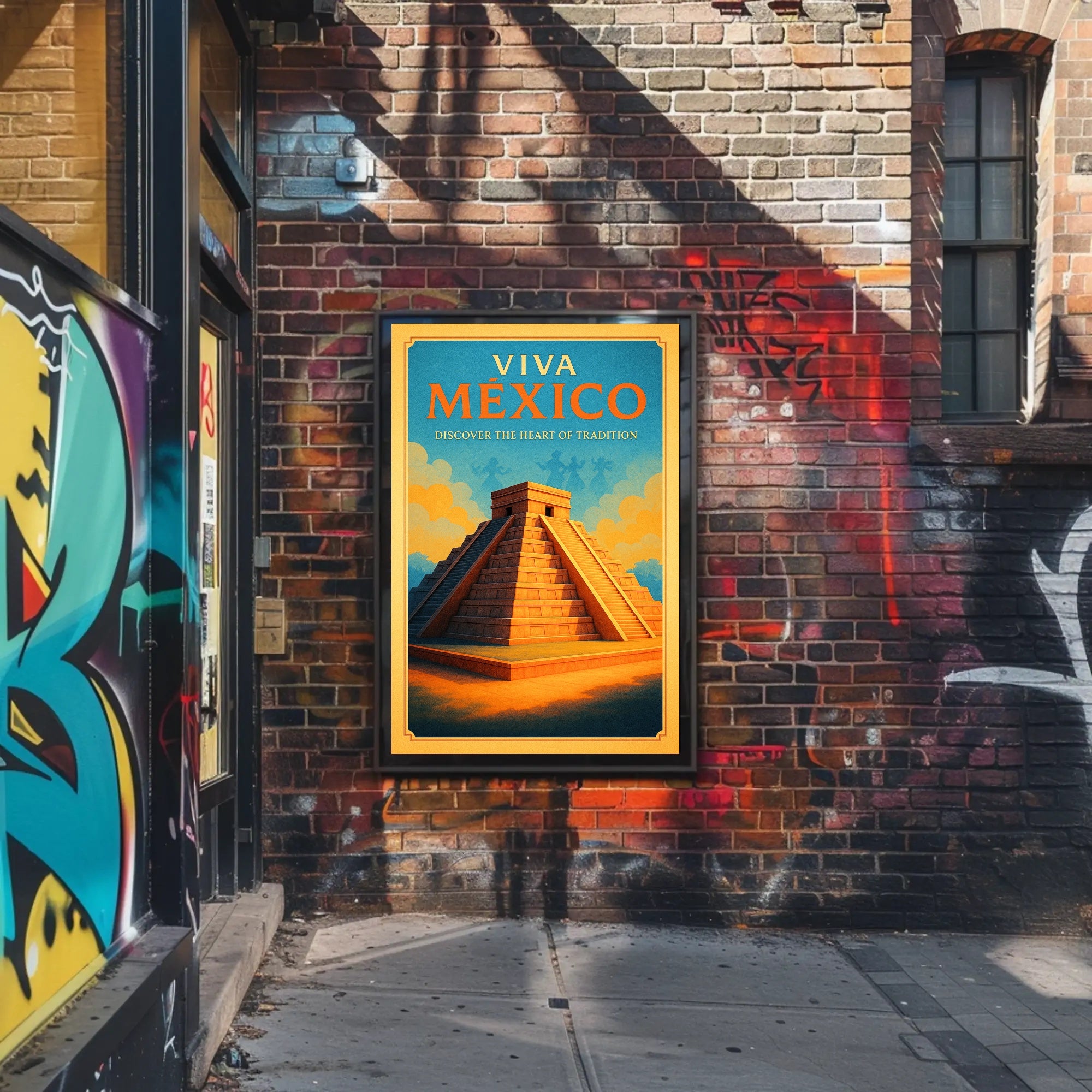 Viva México Discover the Heart of Tradition Poster PosterGoat