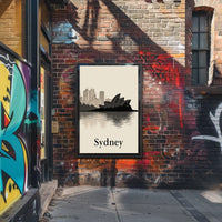 Sydney Skyline Poster