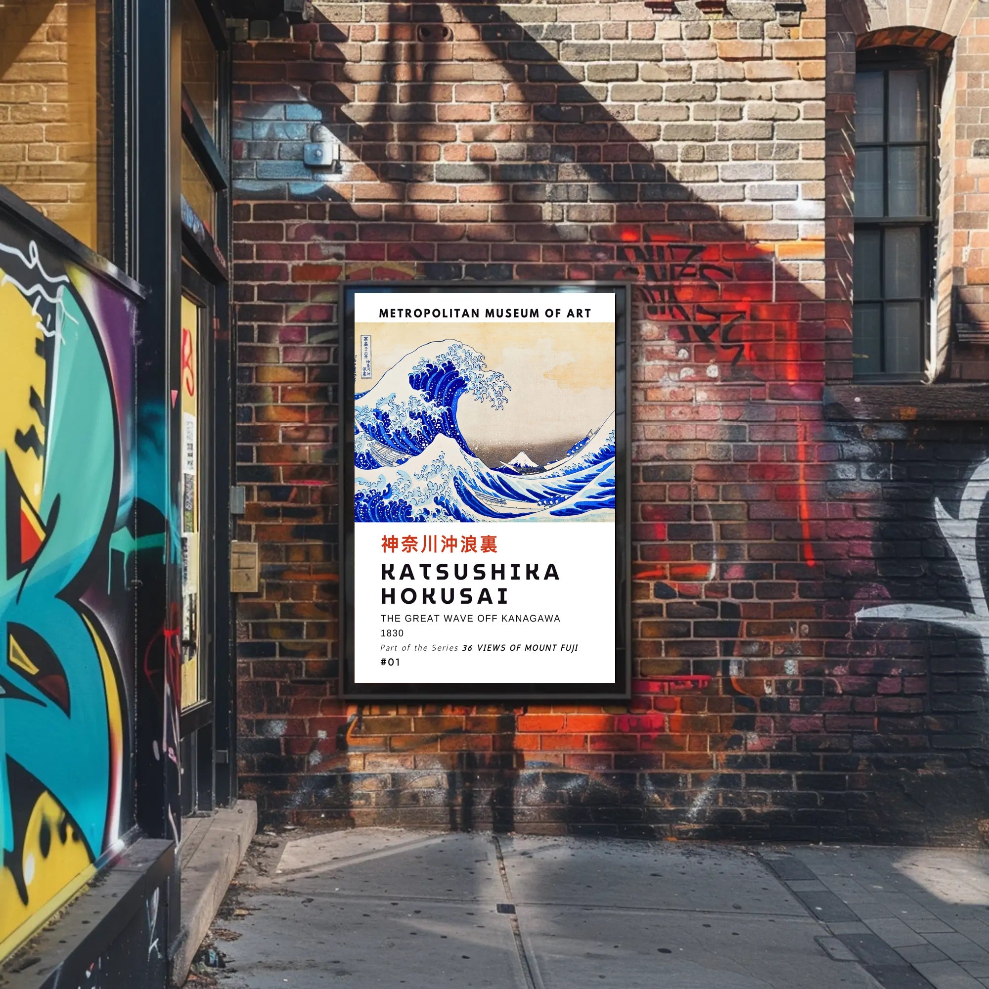 The Great Wave Off Kanagawa by Katsushika Hokusai Poster