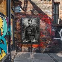 Jim Thorpe Athletic Icon Poster