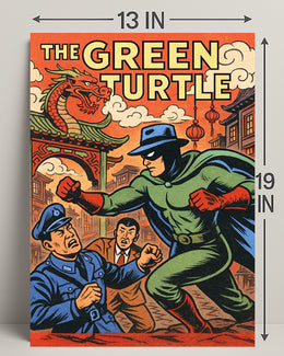 The Green Turtle Poster PosterGoat