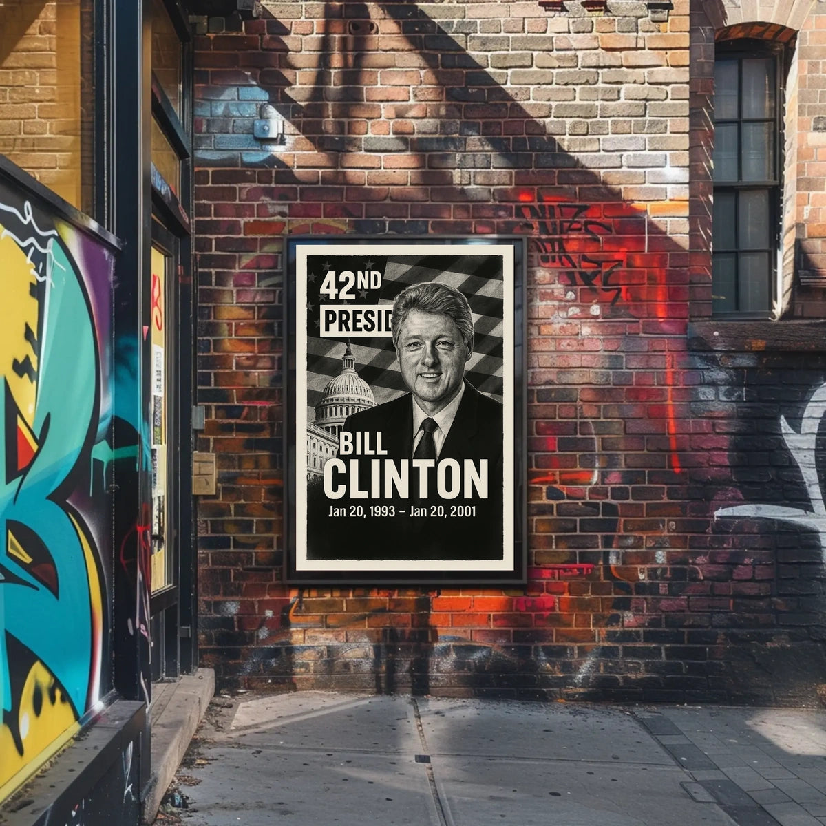 42nd President Patriotic Vintage Political or Propaganda Poster