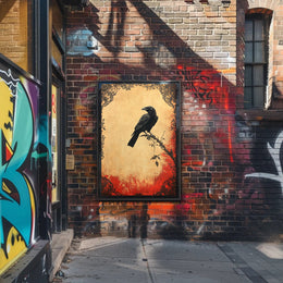 The Perched Raven Poster