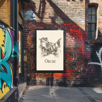 Obuse A Glimpse of Traditional Architecture Poster