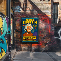 Einstein Relativity Vintage Science Student Poster