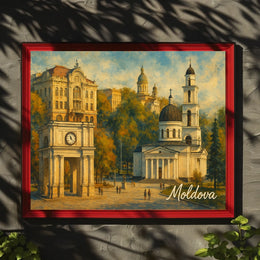 Architectural Beauty of Moldova Poster