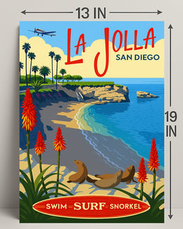 La Jolla San Diego Poster PosterGoat