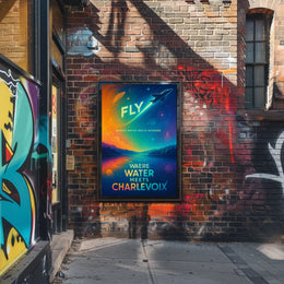 Fly High Charlevoix Dreamscape Travel Poster