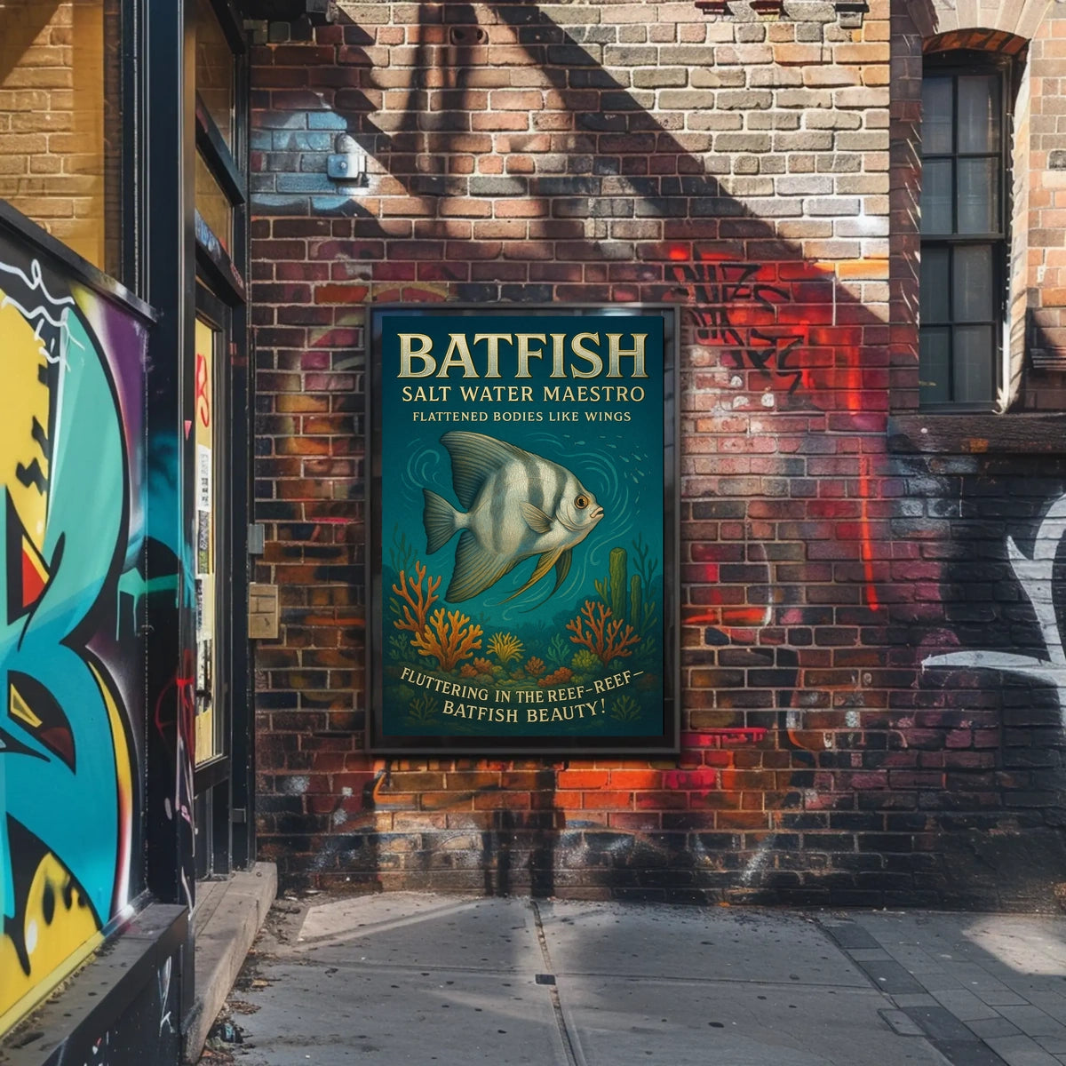 Batfish Salt Water Maestro Poster