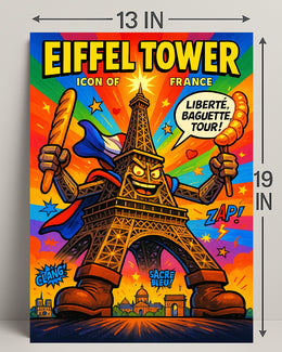 Eiffel Tower Icon of France Poster PosterGoat