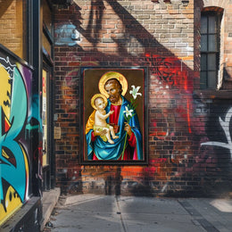Saintly Iconography Poster