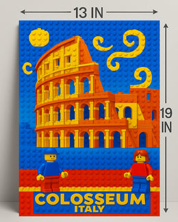Colosseum LEGO Art Print Wall Decor PosterGoat