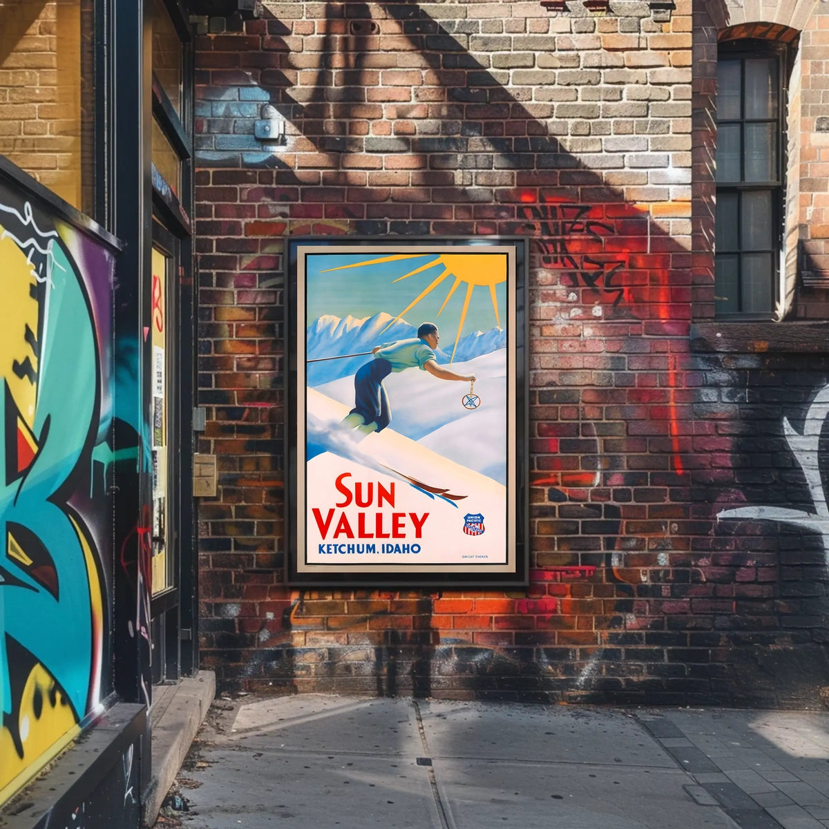 Sun Valley Skiing Adventure Poster