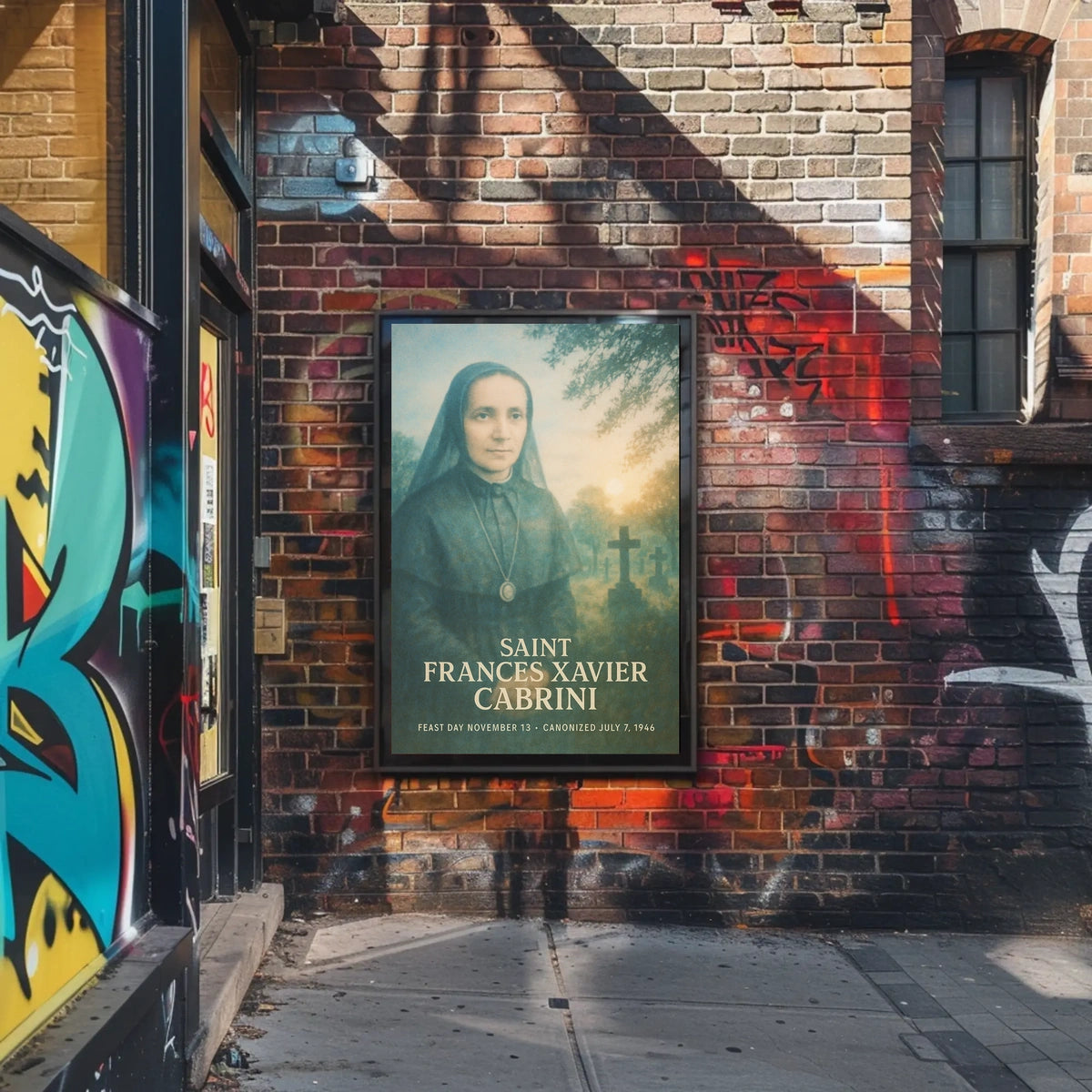 Saint Frances Xavier Cabrini Poster