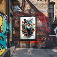 The Majestic Wolf Poster PosterGoat