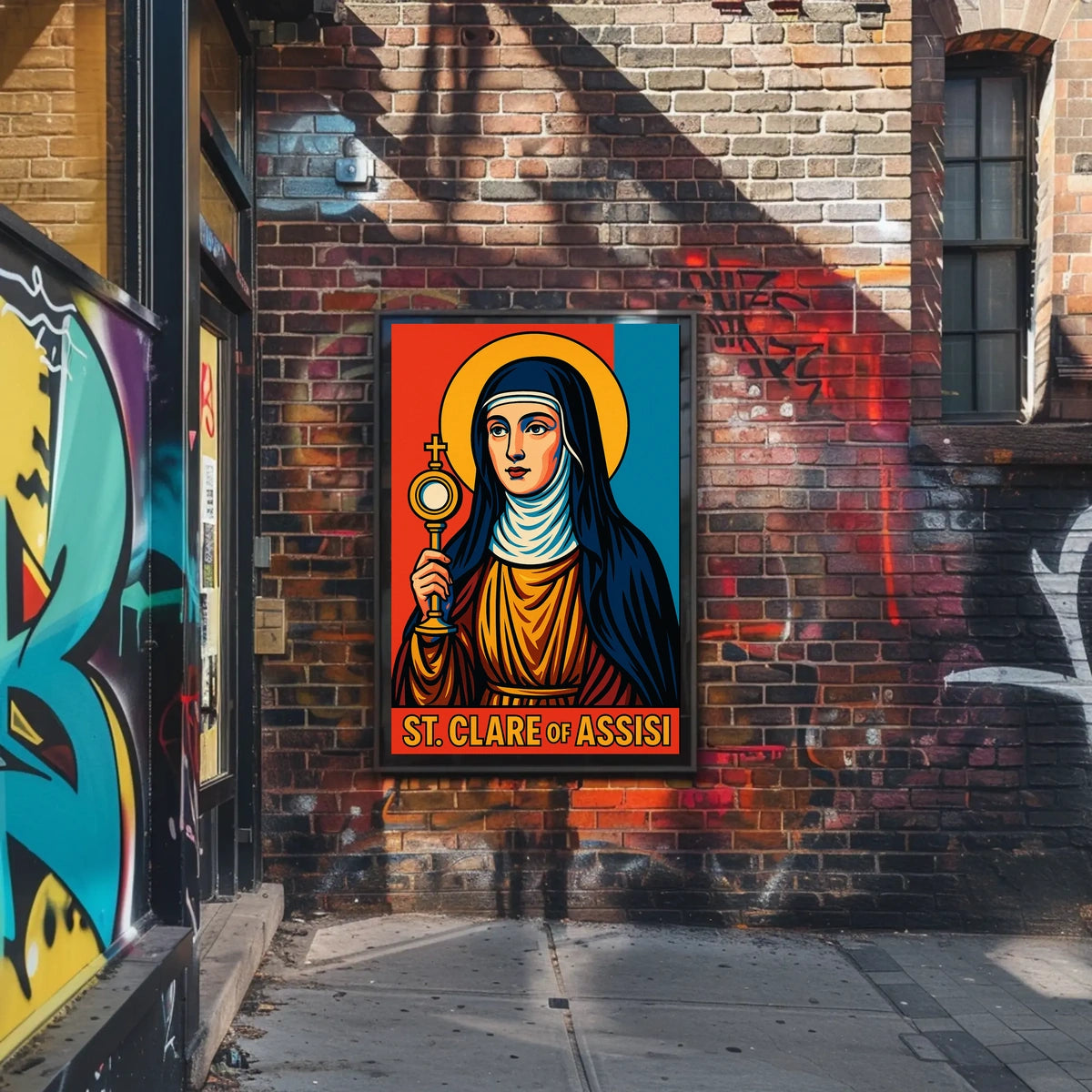 St. Clare of Assisi Poster