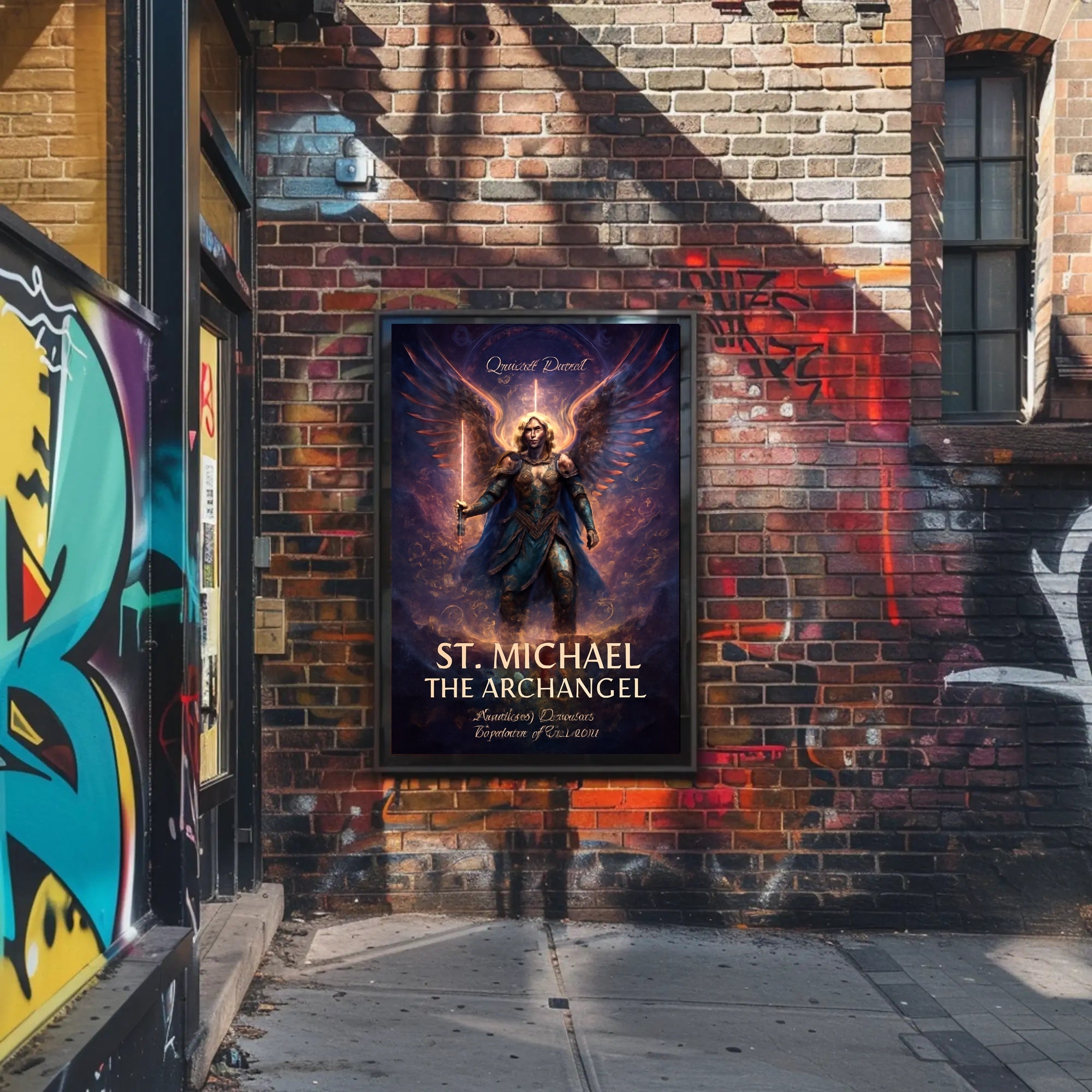 St. Michael the Archangel Poster PosterGoat