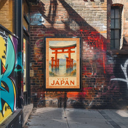 Visit Japan Poster PosterGoat