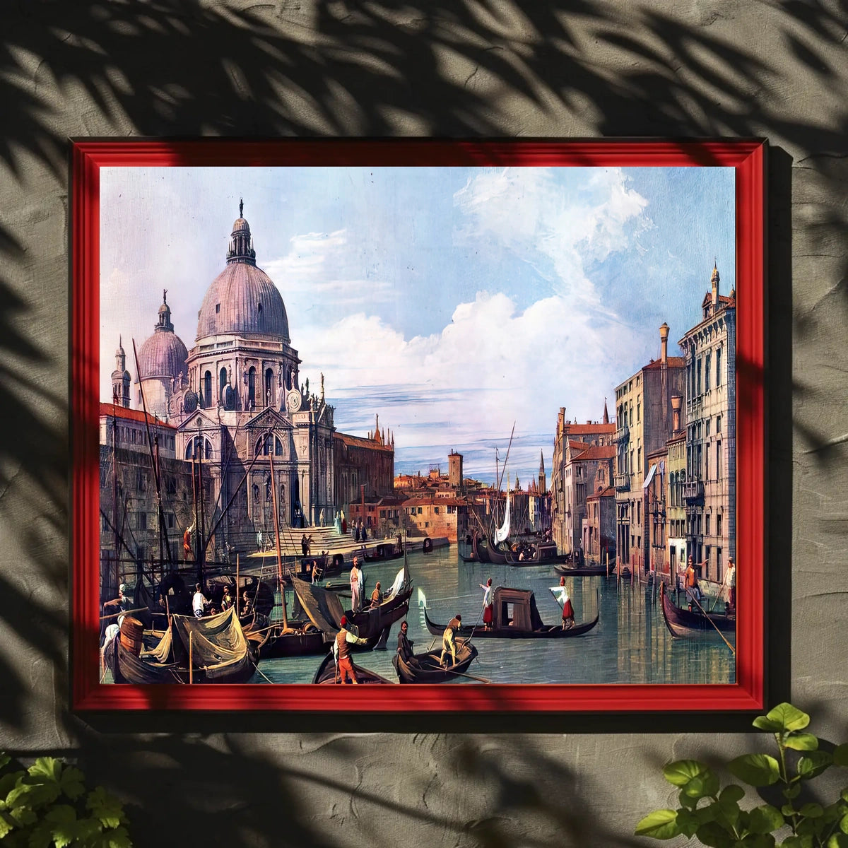 Venetian Canal Scene Neoclassical Cultural or Heritage Poster