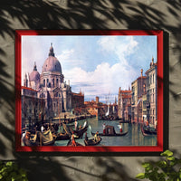Venetian Canal Scene Neoclassical Cultural or Heritage Poster