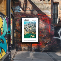 Beirut Skyline Vivid Urban Landscape Travel Poster PosterGoat