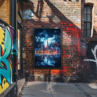 Reflections Of A Modern Skyline Modern Poster